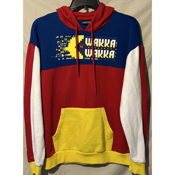pac man Tops - Pac Man pullover hoodie Size L